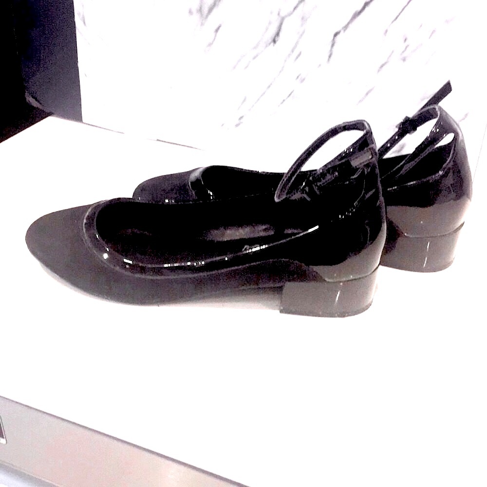 Aldo’s ankle buckle low heel shoes